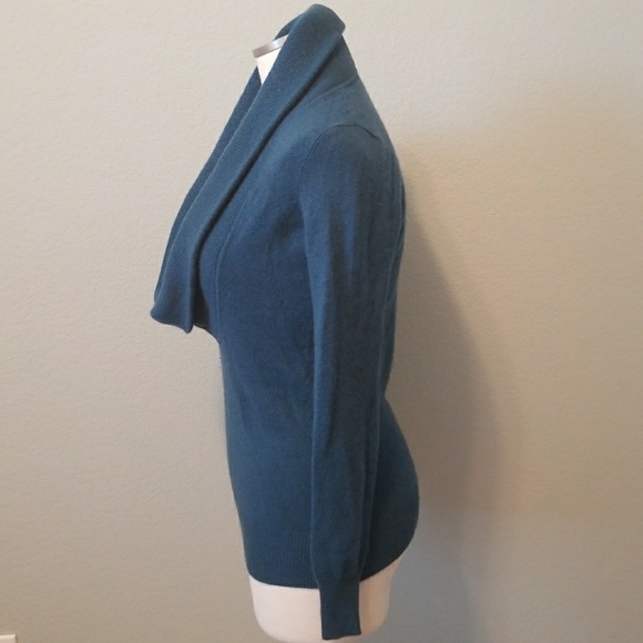 Deep Cowl Neck 100% Cashmere Sweater Tunic Small - Picture 2 of 8